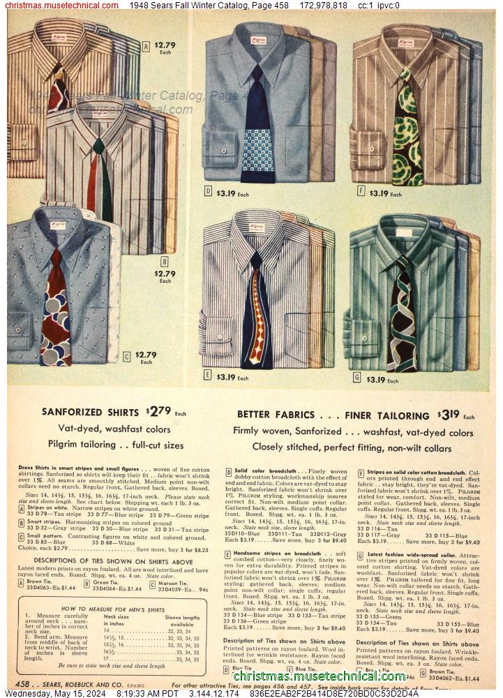 1948 Sears Fall Winter Catalog, Page 458