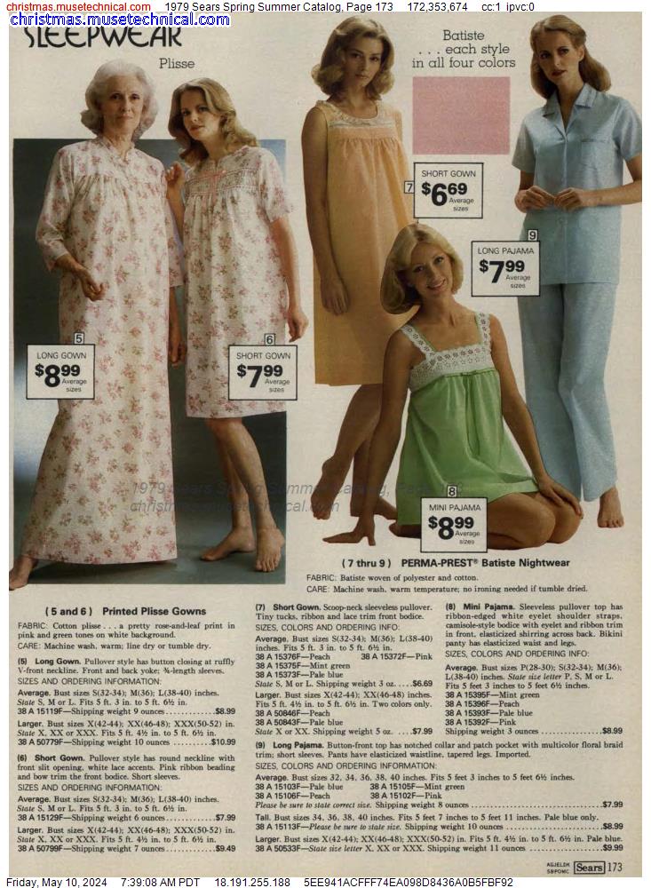 1979 Sears Spring Summer Catalog, Page 173