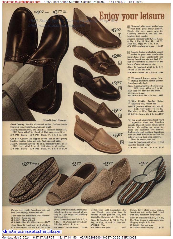 1962 Sears Spring Summer Catalog, Page 562