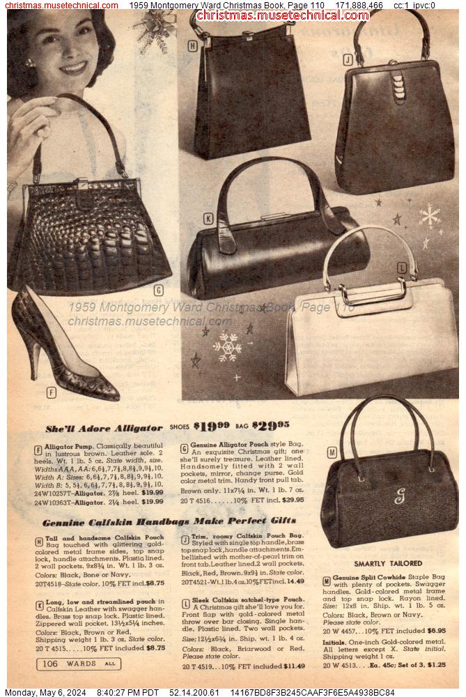 1959 Montgomery Ward Christmas Book, Page 110