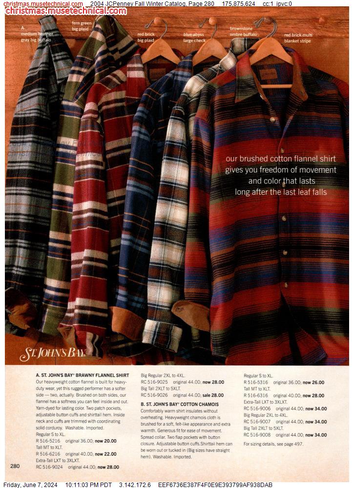 2004 JCPenney Fall Winter Catalog, Page 280