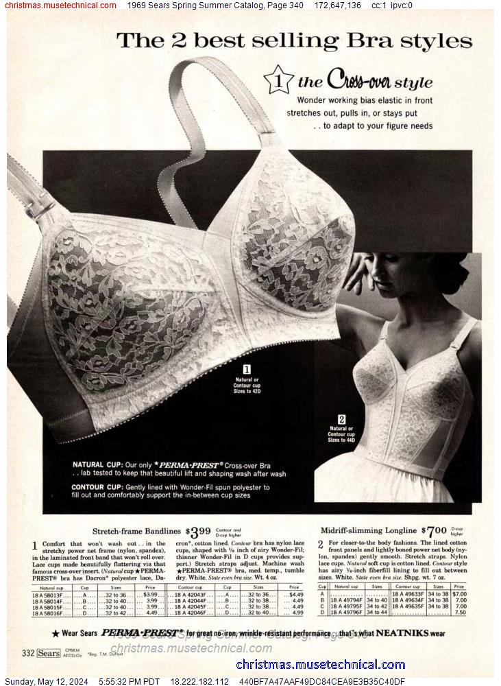 1969 Sears Spring Summer Catalog, Page 340