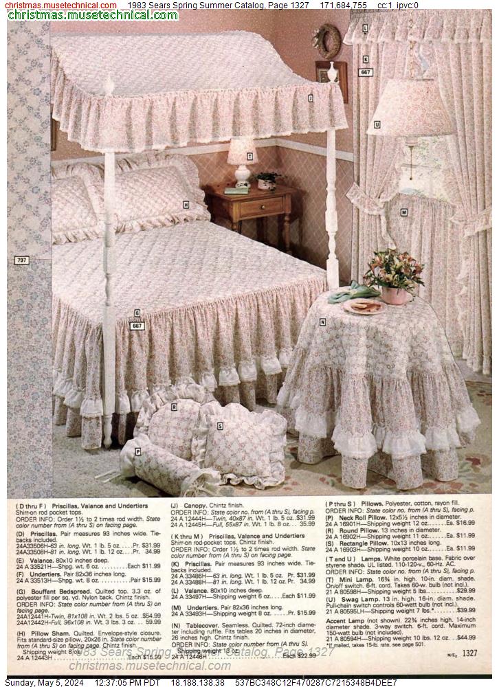 1983 Sears Spring Summer Catalog, Page 1327