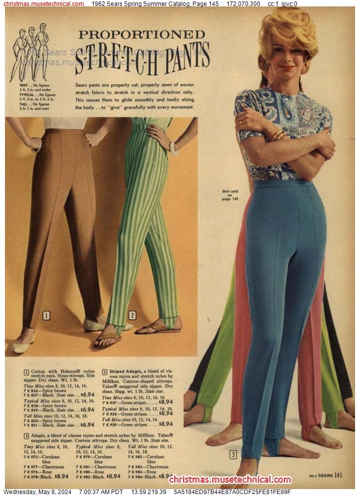 1962 Sears Spring Summer Catalog, Page 145