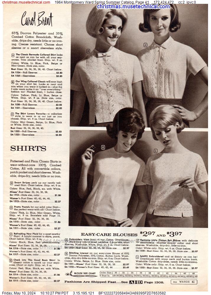 1964 Montgomery Ward Spring Summer Catalog, Page 41