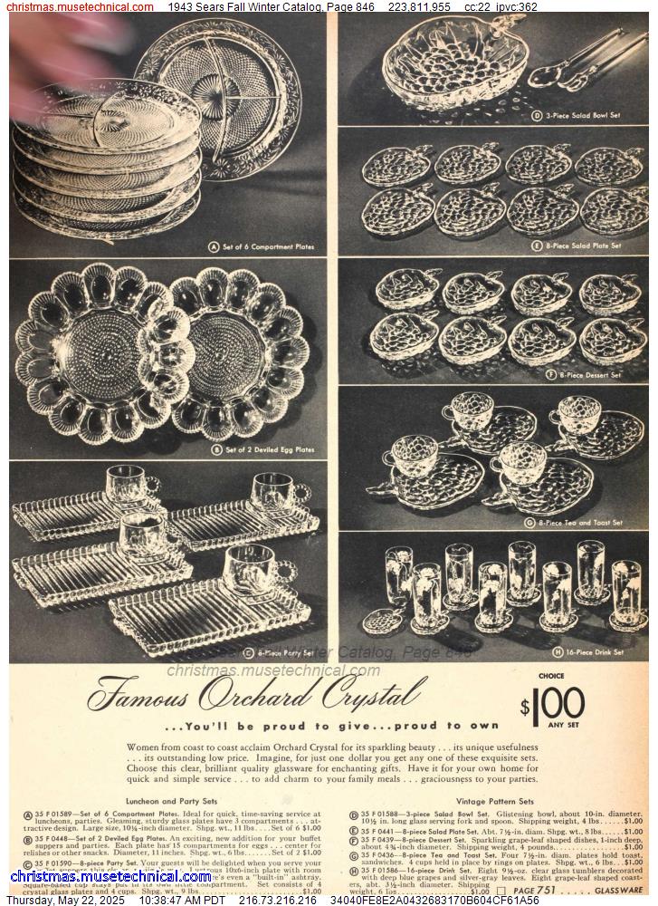 1943 Sears Fall Winter Catalog, Page 846