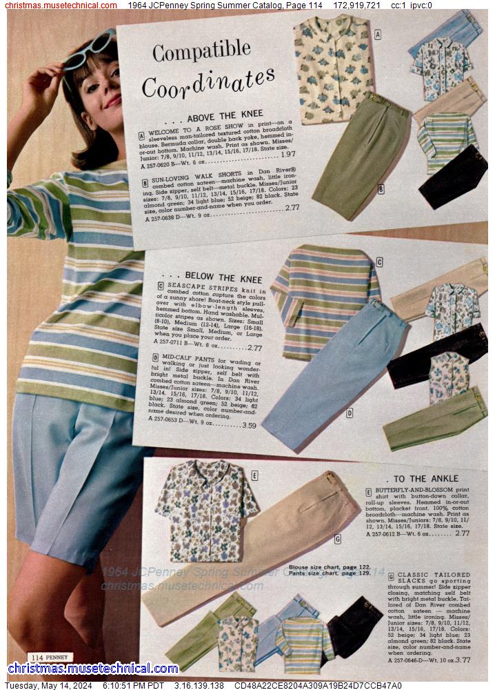 1964 JCPenney Spring Summer Catalog, Page 114