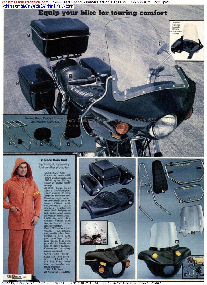 1980 Sears Spring Summer Catalog, Page 632