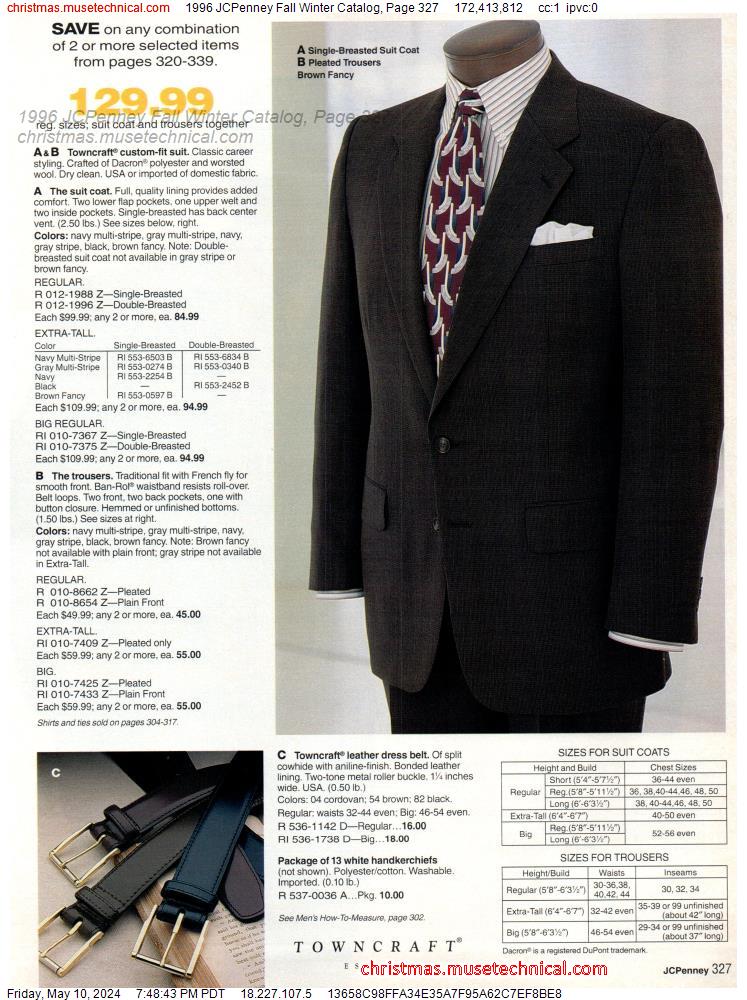 1996 JCPenney Fall Winter Catalog, Page 327