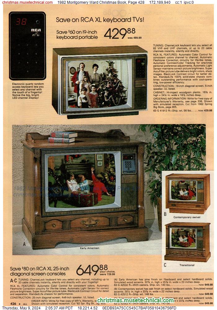1982 Montgomery Ward Christmas Book, Page 428