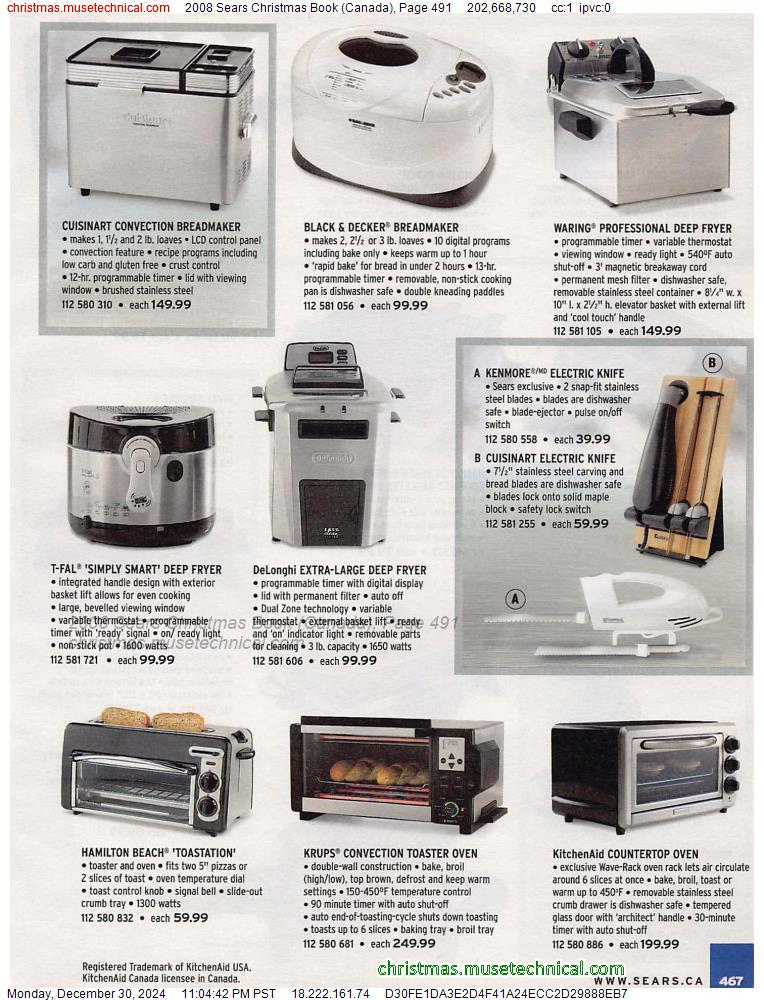 2008 Sears Christmas Book (Canada), Page 491