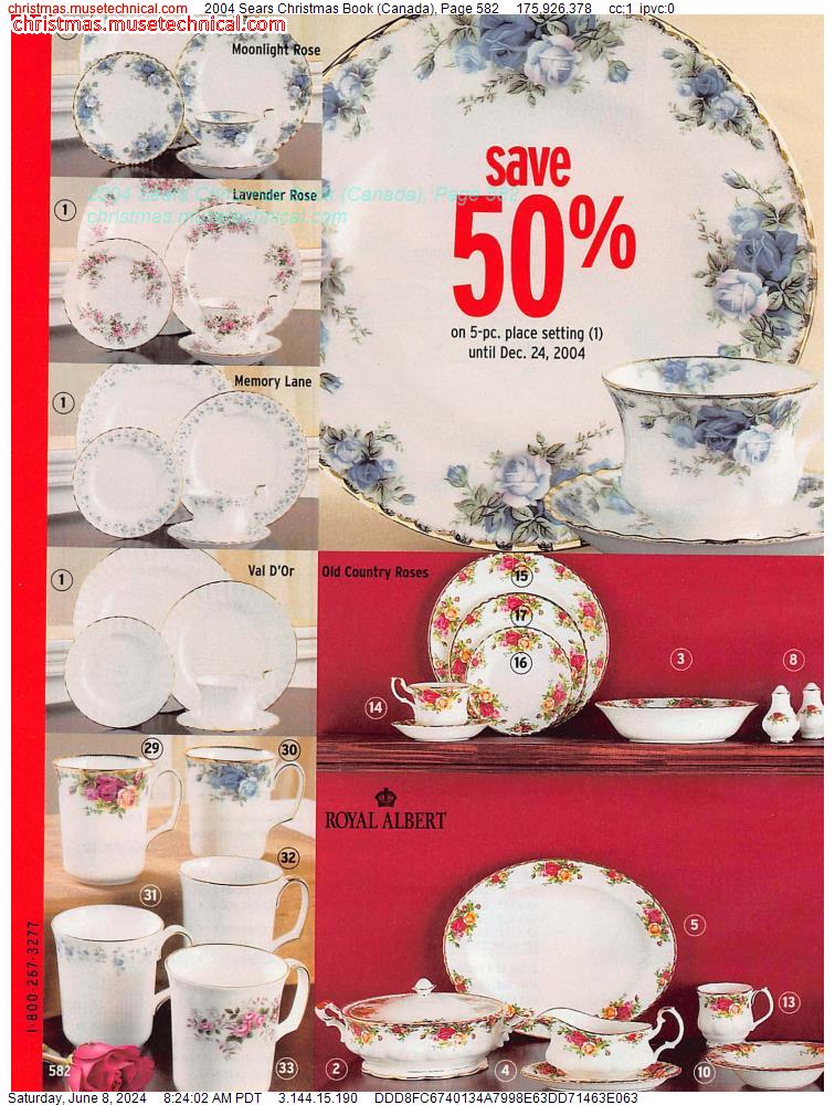2004 Sears Christmas Book (Canada), Page 582