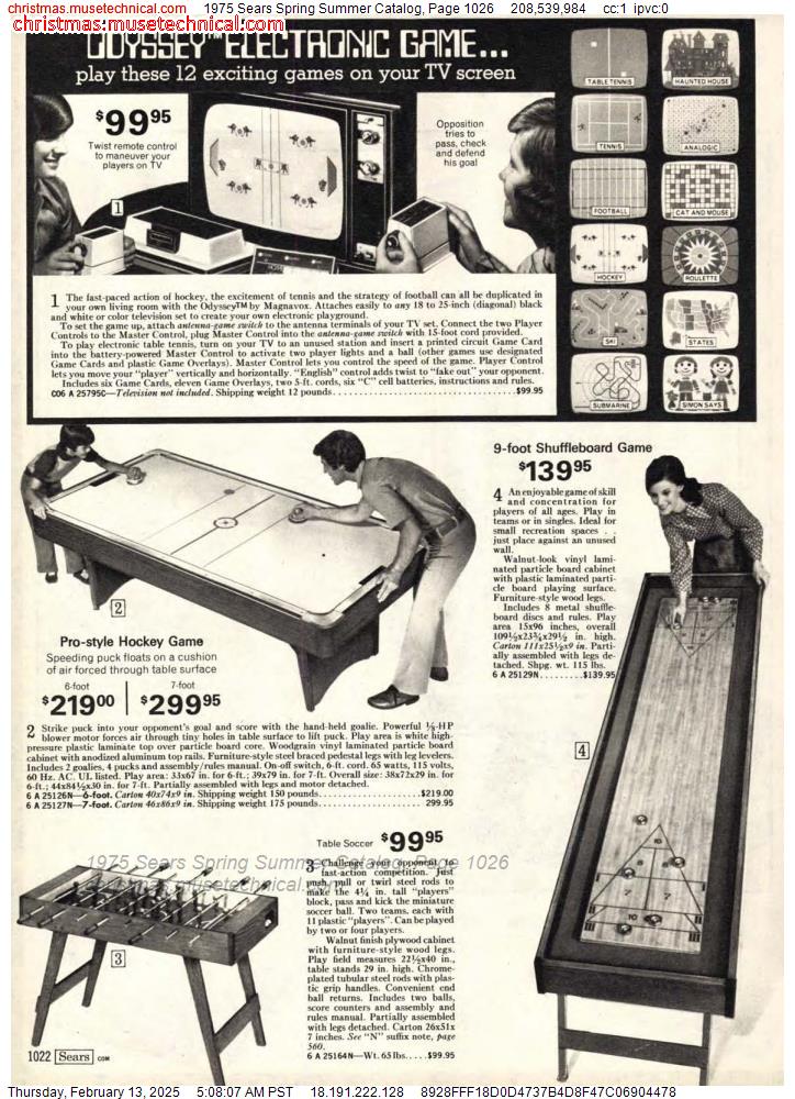 1975 Sears Spring Summer Catalog, Page 1026