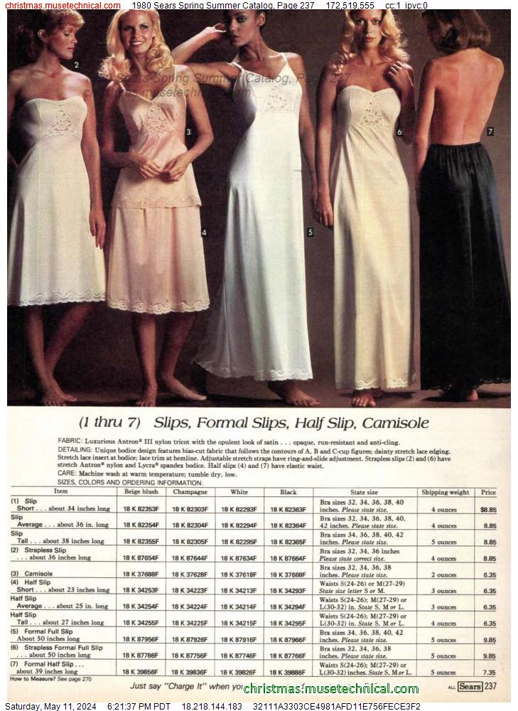 1980 Sears Spring Summer Catalog, Page 237