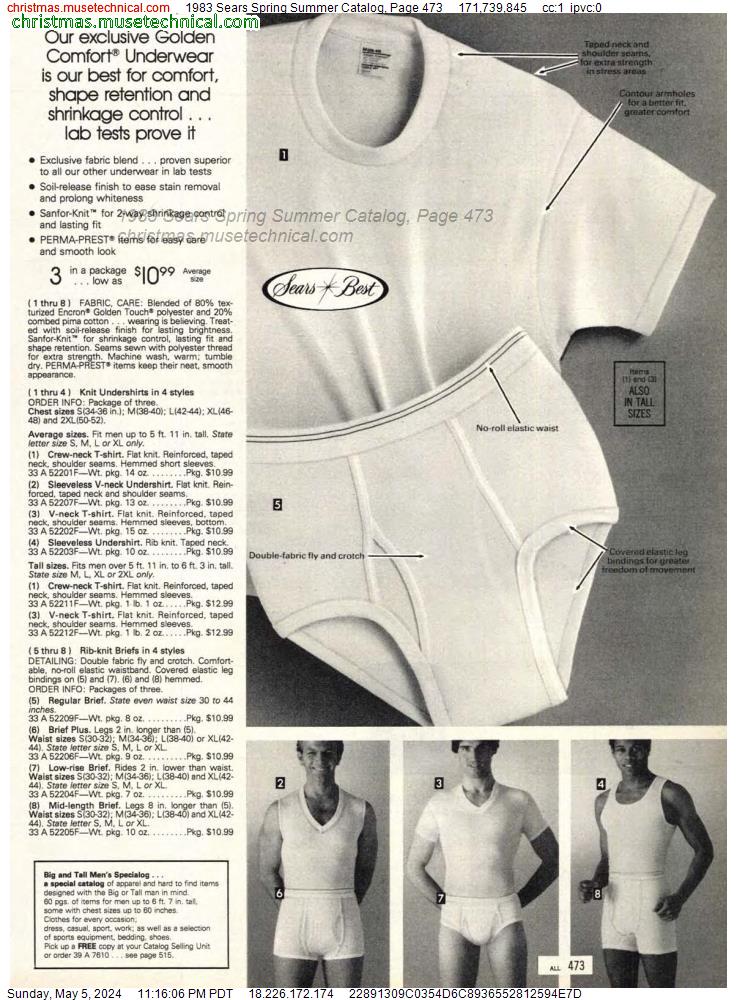 1983 Sears Spring Summer Catalog, Page 473