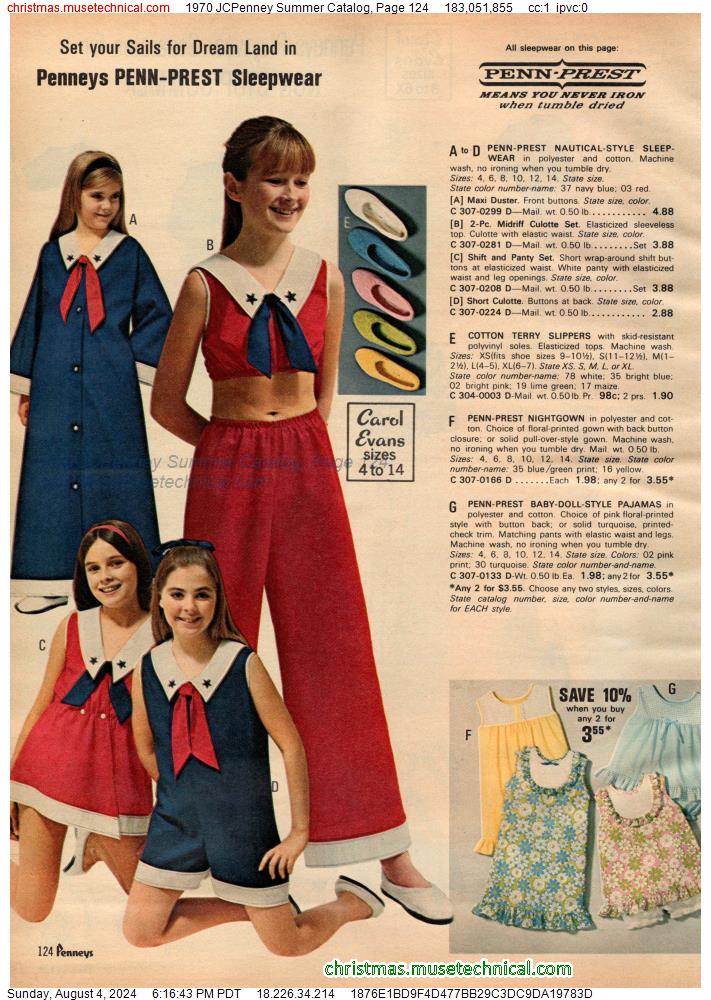 1970 JCPenney Summer Catalog, Page 124