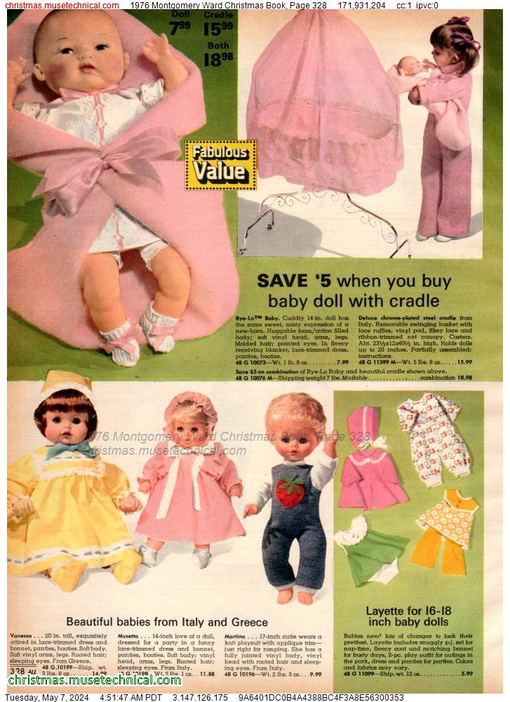 1976 Montgomery Ward Christmas Book, Page 328