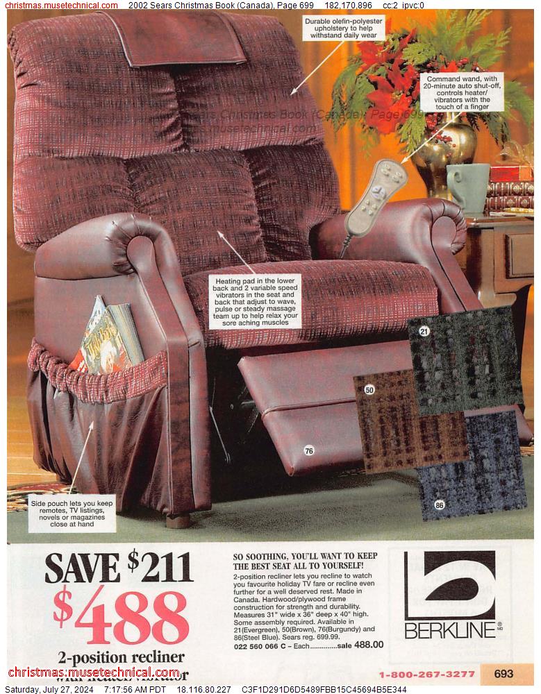 2002 Sears Christmas Book (Canada), Page 699