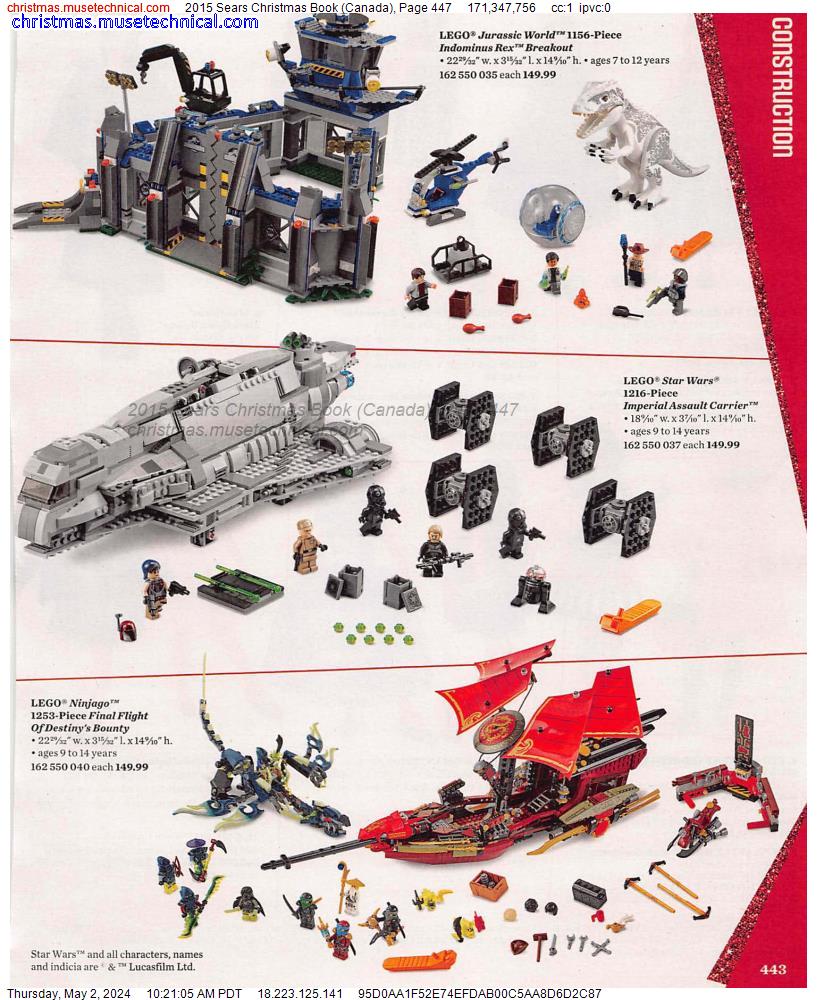2015 Sears Christmas Book (Canada), Page 447