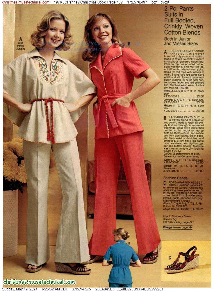 1976 JCPenney Christmas Book, Page 132