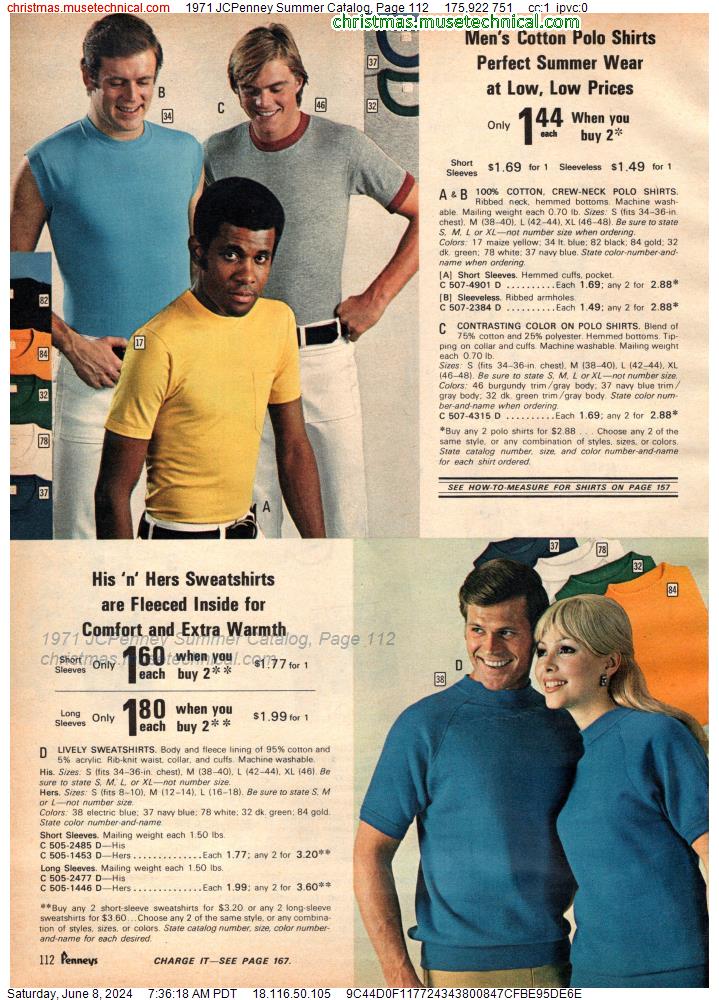1971 JCPenney Summer Catalog, Page 112