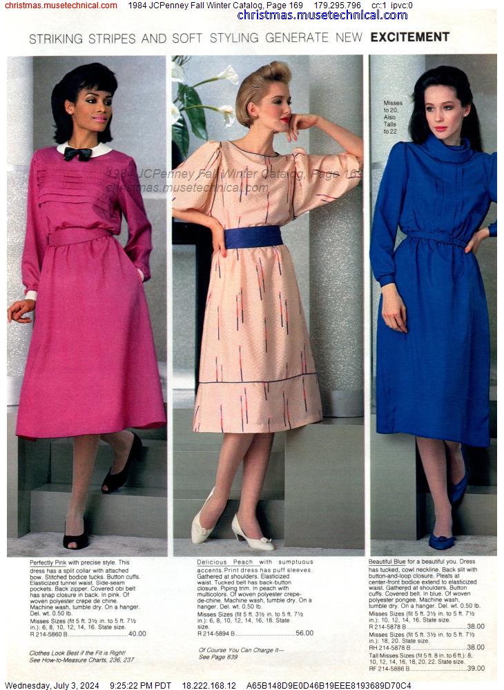 1984 JCPenney Fall Winter Catalog, Page 169