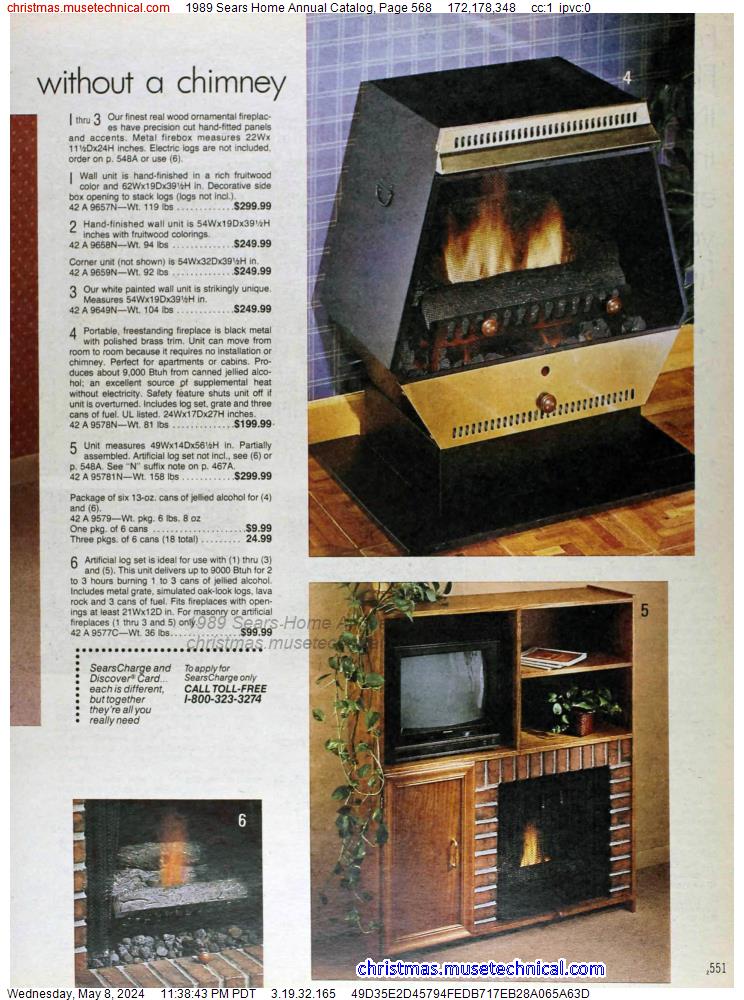 1989 Sears Home Annual Catalog, Page 568