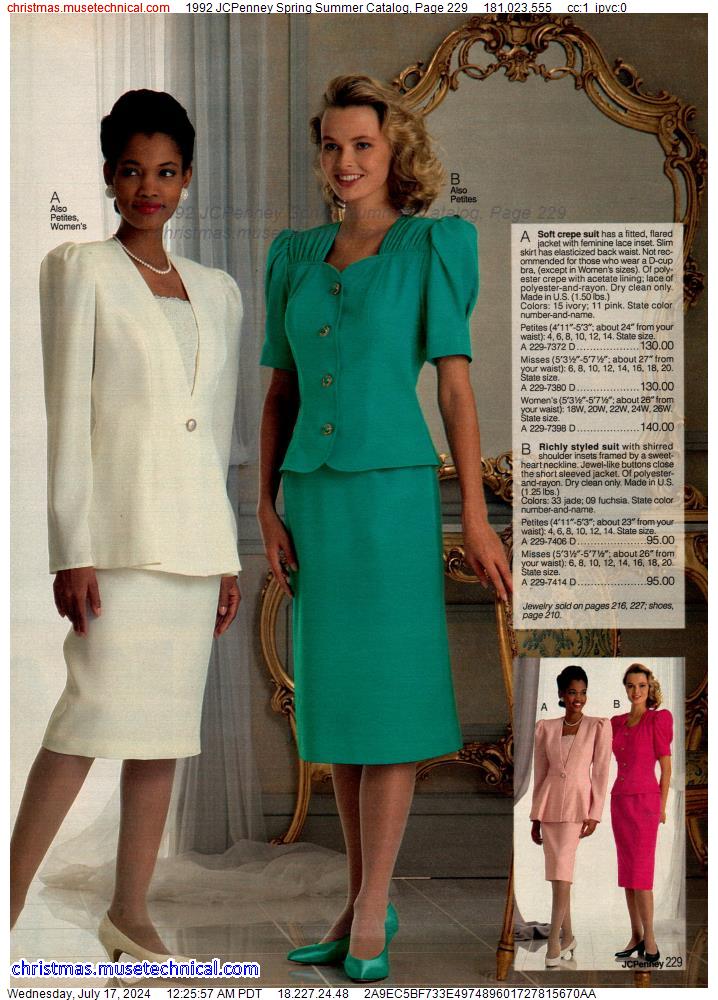 1992 JCPenney Spring Summer Catalog, Page 229
