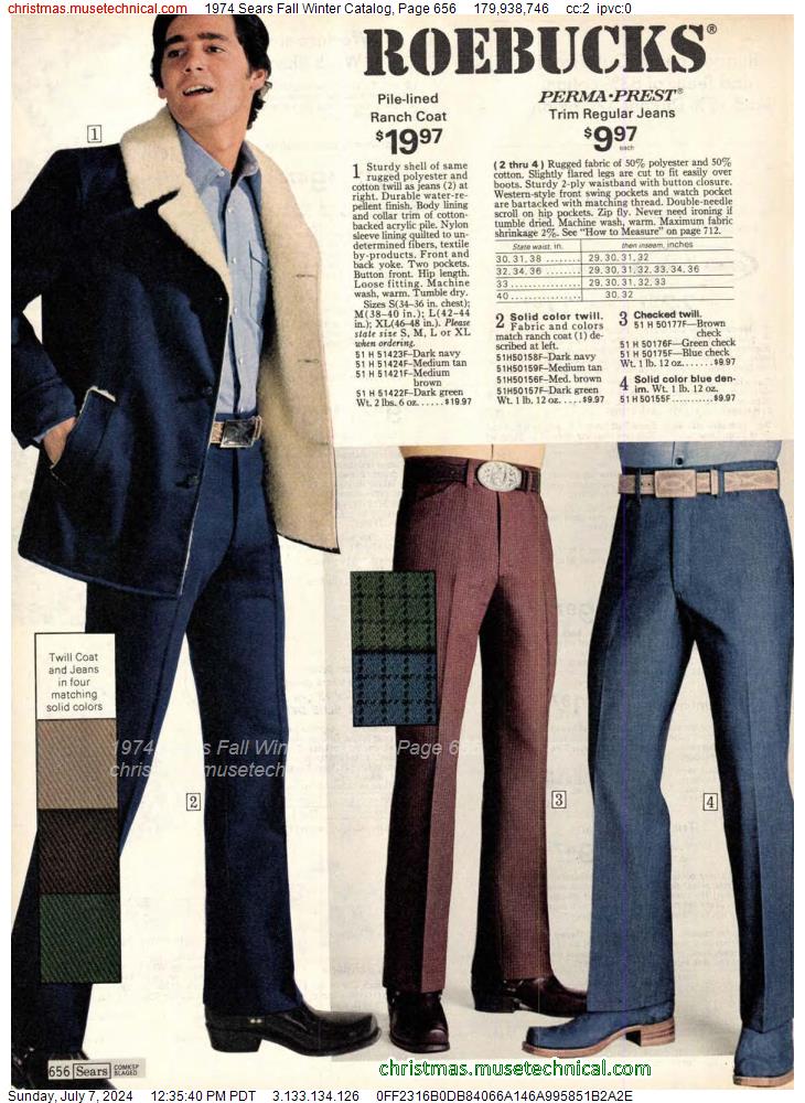 1974 Sears Fall Winter Catalog, Page 656