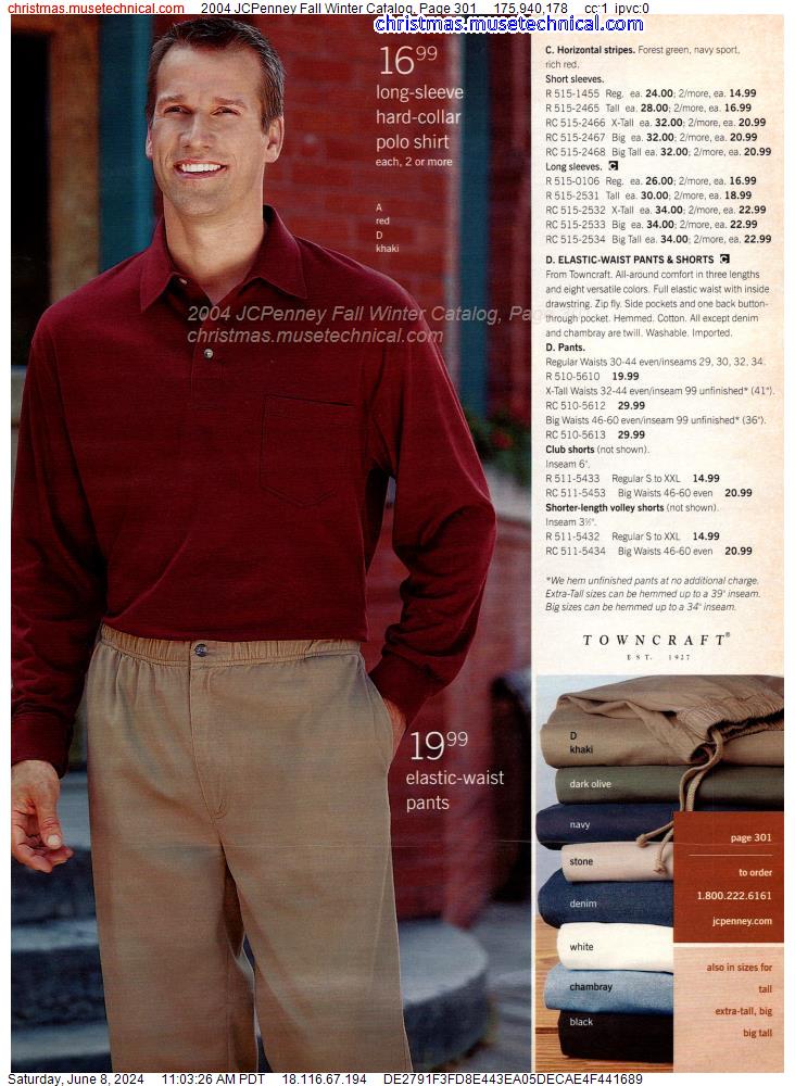 2004 JCPenney Fall Winter Catalog, Page 301