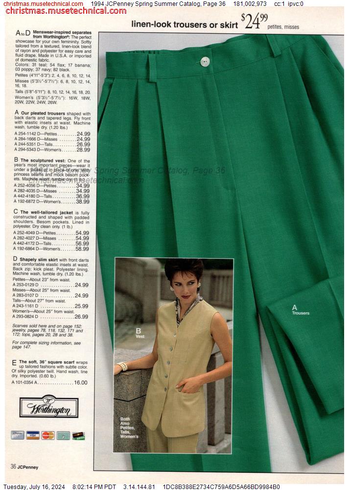 1994 JCPenney Spring Summer Catalog, Page 36