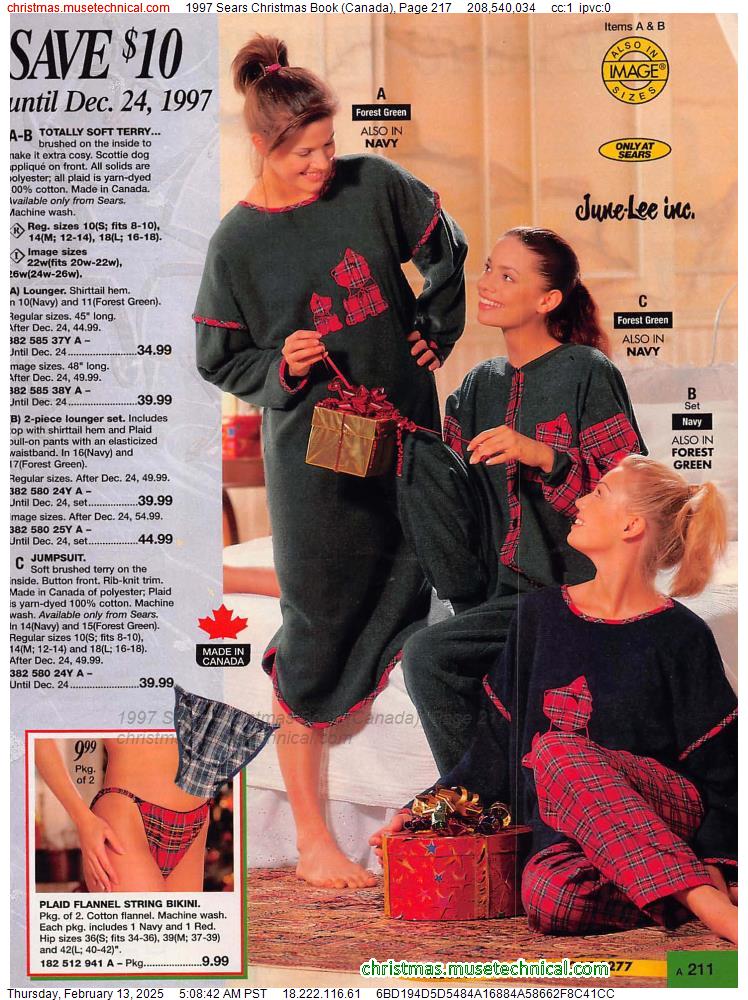 1997 Sears Christmas Book (Canada), Page 217