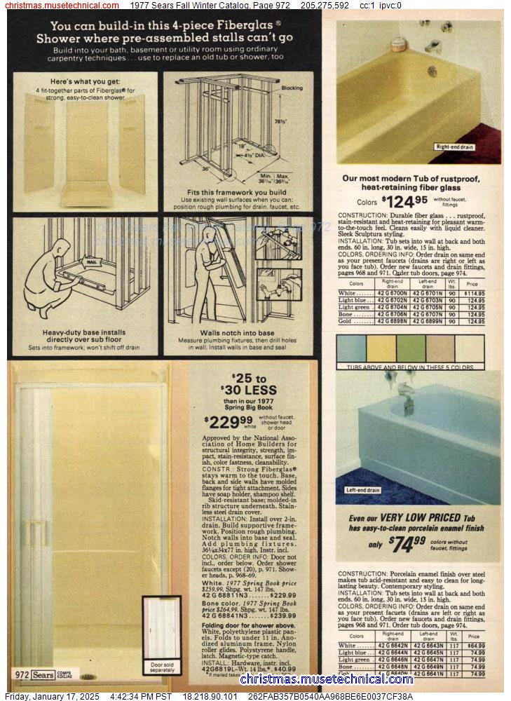 1977 Sears Fall Winter Catalog, Page 972