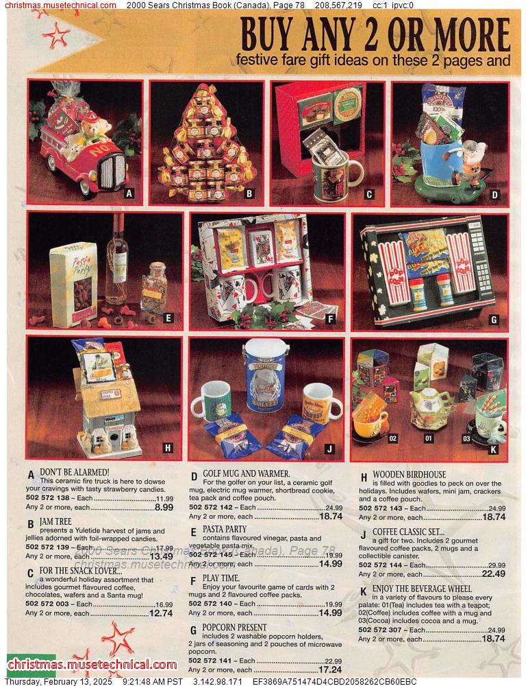 2000 Sears Christmas Book (Canada), Page 78