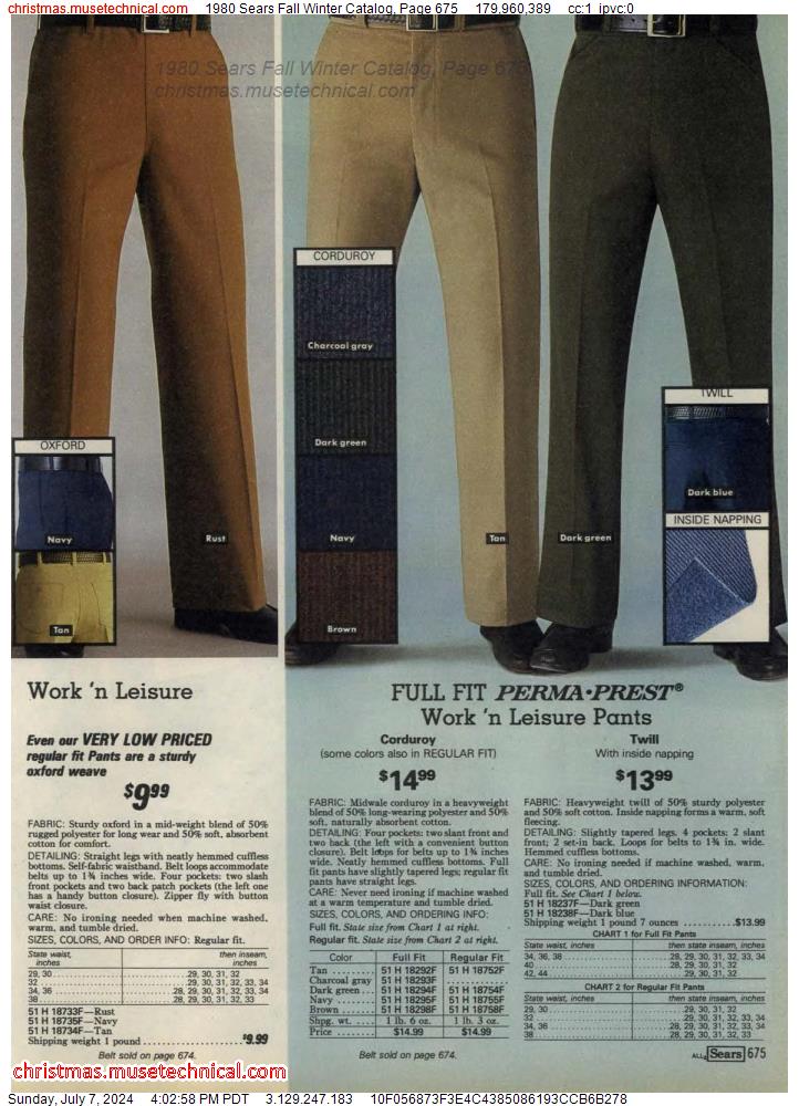 1980 Sears Fall Winter Catalog, Page 675