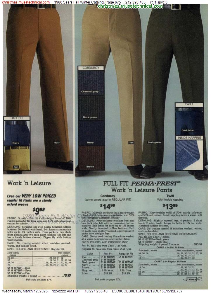 1980 Sears Fall Winter Catalog, Page 675