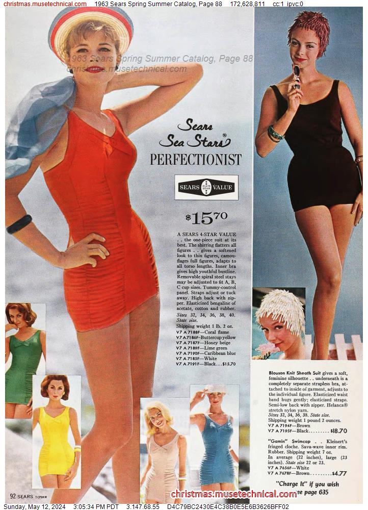 1963 Sears Spring Summer Catalog, Page 88