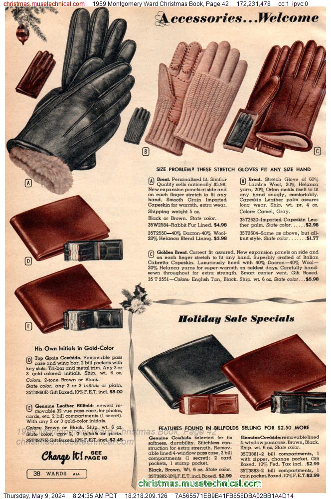 1959 Montgomery Ward Christmas Book, Page 42