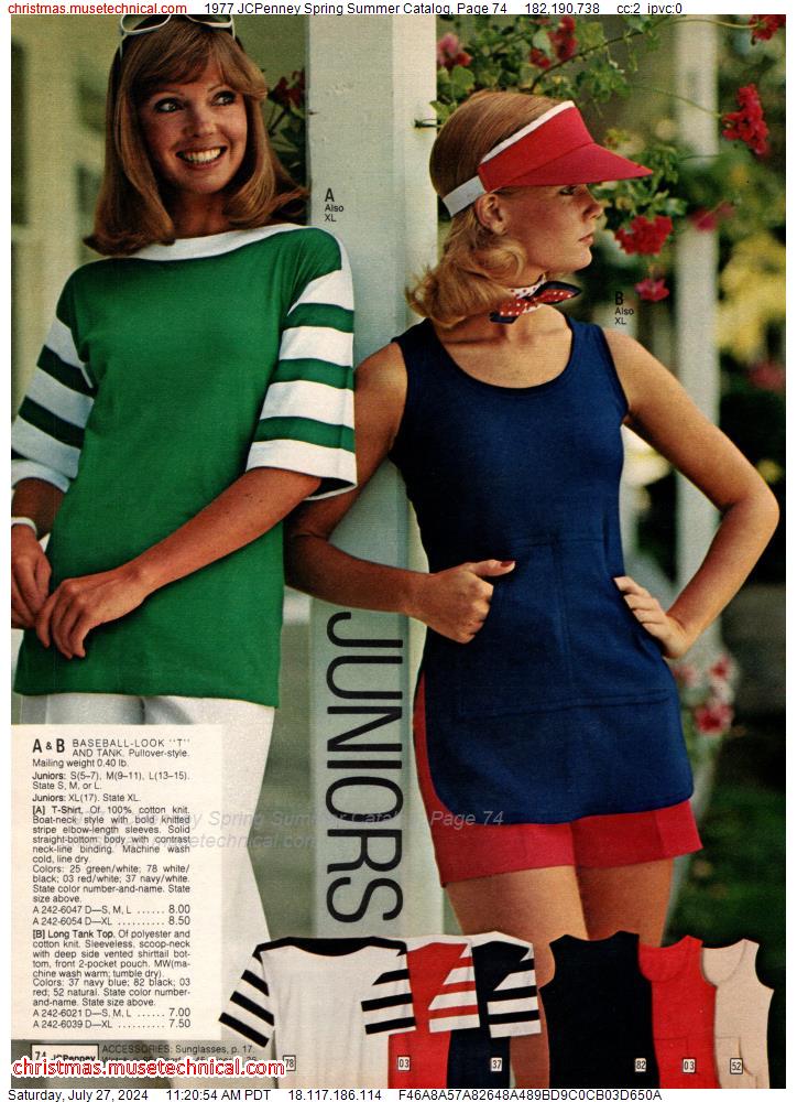 1977 JCPenney Spring Summer Catalog, Page 74