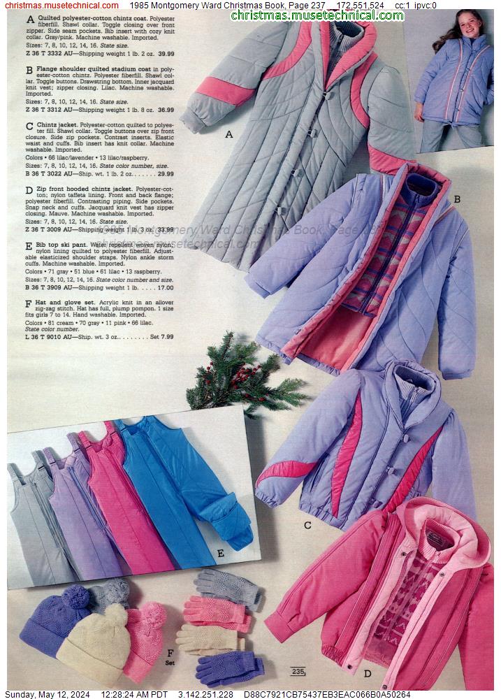 1985 Montgomery Ward Christmas Book, Page 237
