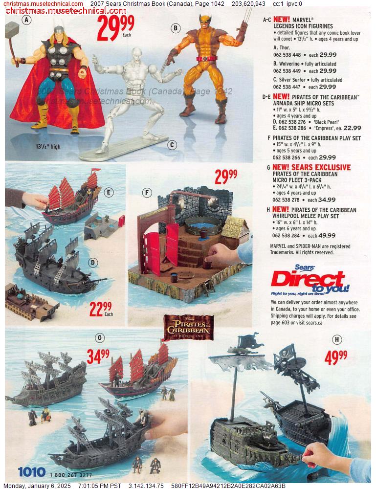 2007 Sears Christmas Book (Canada), Page 1042