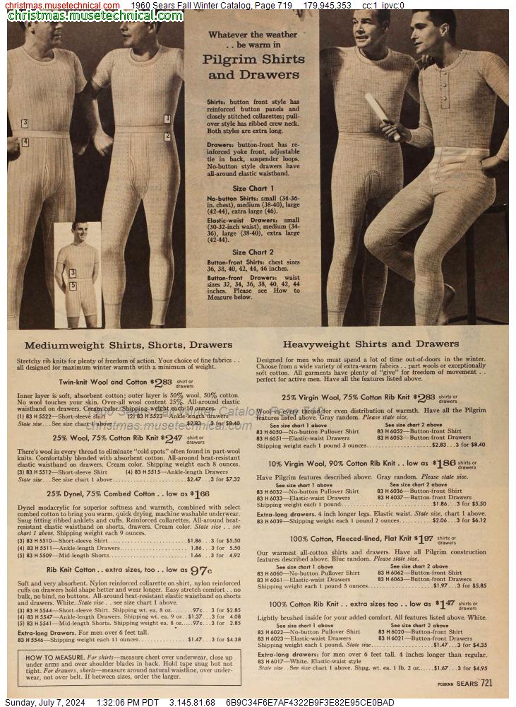 1960 Sears Fall Winter Catalog, Page 719