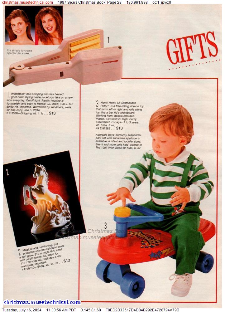 1987 Sears Christmas Book, Page 28