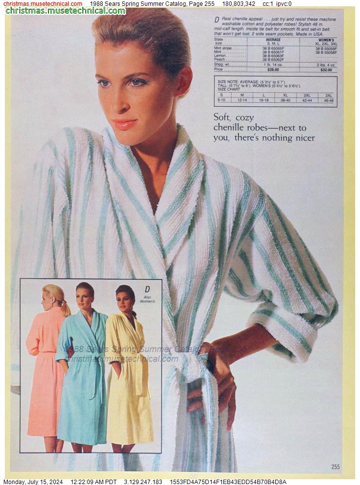 1988 Sears Spring Summer Catalog, Page 255