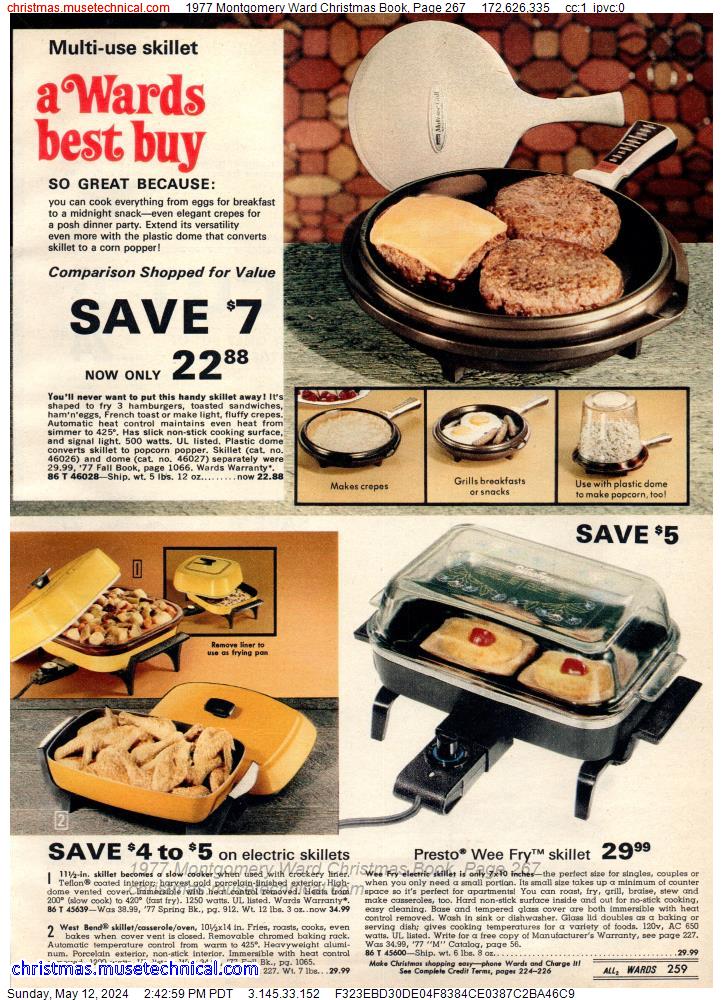 1977 Montgomery Ward Christmas Book, Page 267