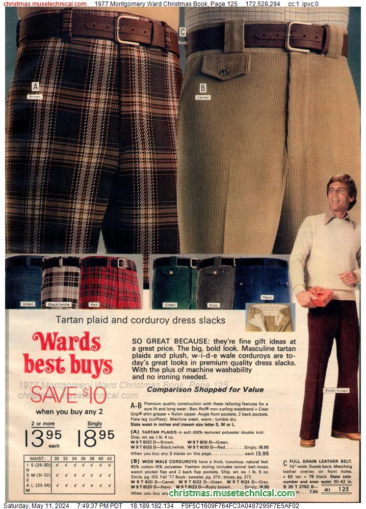 1977 Montgomery Ward Christmas Book, Page 125