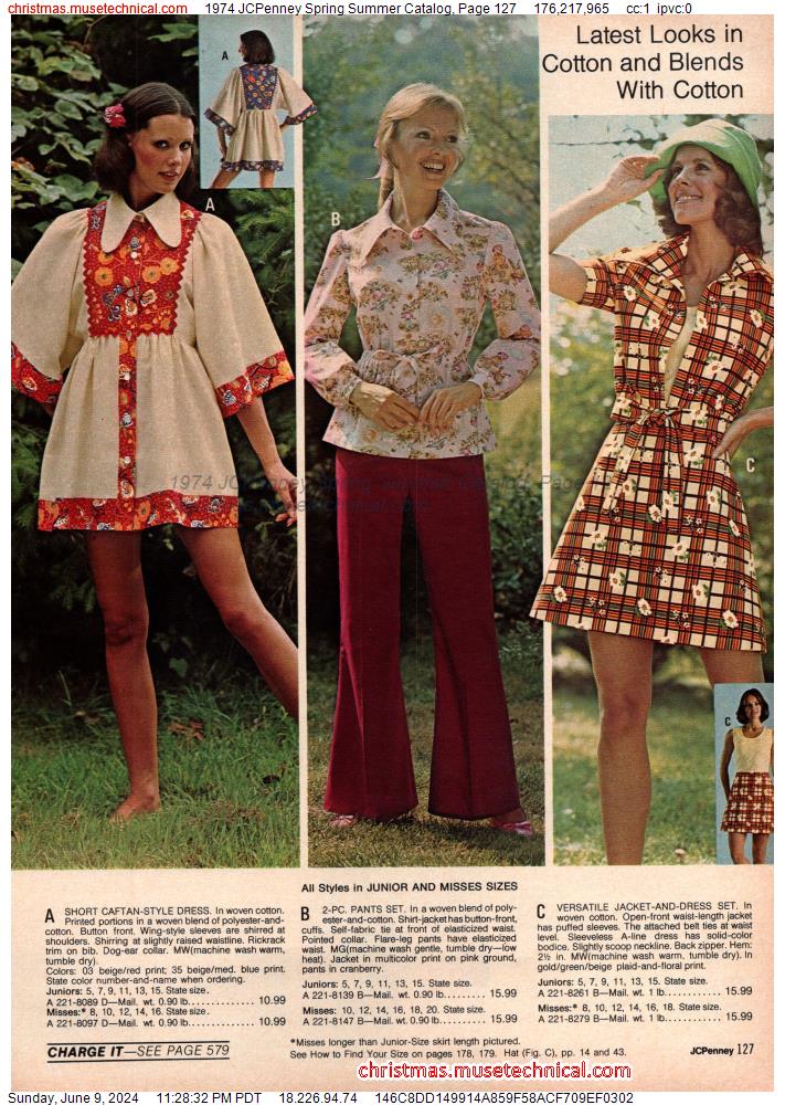 1974 JCPenney Spring Summer Catalog, Page 127