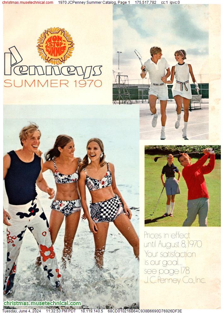 1970 JCPenney Summer Catalog, Page 1