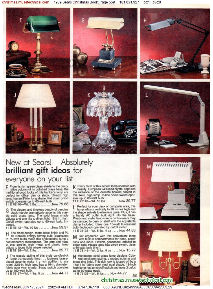 1989 Sears Christmas Book, Page 559