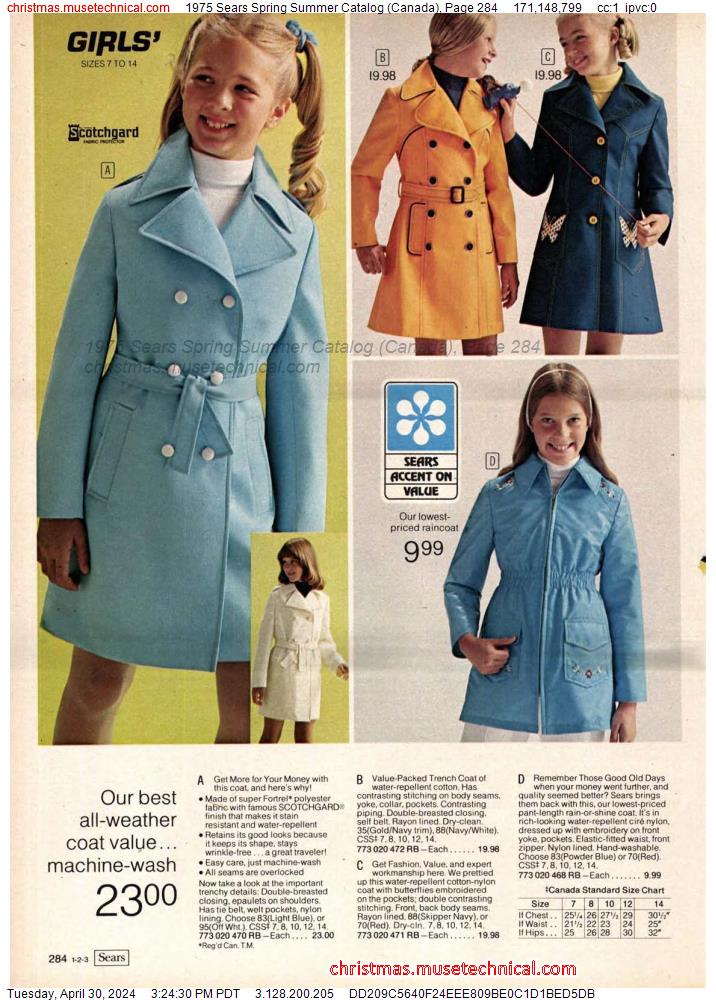 1975 Sears Spring Summer Catalog (Canada), Page 284